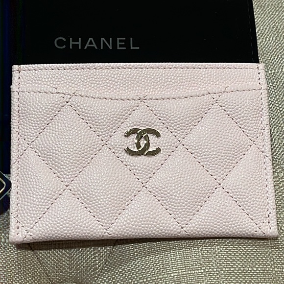 CHANEL Handbags - Chanel Card Holder light pink